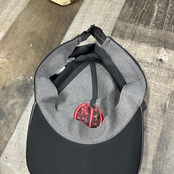 LULULEMON Black HatsAdjustable Straps Gym L/XL Black/Red With A Logo - Picture 7 of 11